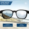 LenzReborn Polarized Lenses Compatible with RB4165-51 Justin Sunglasses, Dark Black