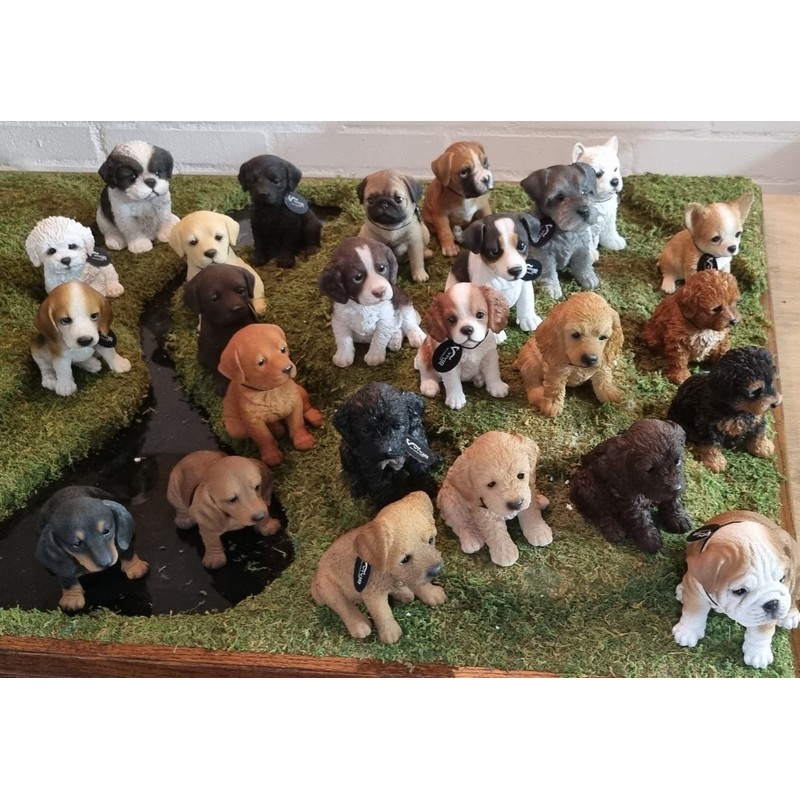 Vivid Arts - Pet Pals Black/Brown Dachshund Puppy Home or