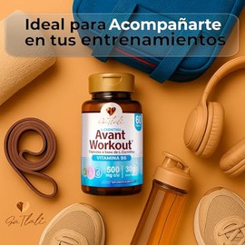 Ga Tlali L-Carnitina Vitamina B6 Avant Workout  Sin Ingredientes Artificiales  60 Cpsulas  Sin Colorantes  Sin saborizantes                           