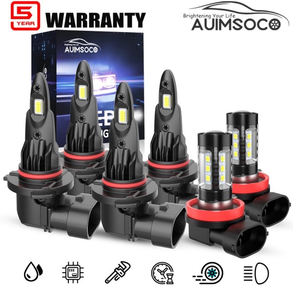 AUIMSOCO For 2011-2015 Nissan Armada Sport Utility 4-Door LED Faros