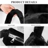 KPX Fuzzy Tote Bag Y2K Fluffy Shoulder Bag Women Furry