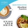 Absorbent Drink Coasters Handmade Braided Drink Coasters, Super Absorbent Heat-Resistant