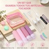 16 Pcs Botellas de Viaje de Silicona, 90ml Kit de