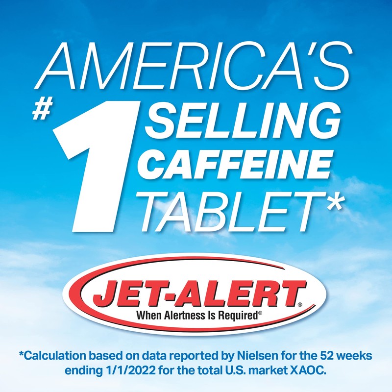 Jet-Alert 100 MG Each Caffeine Tab 120 Count
