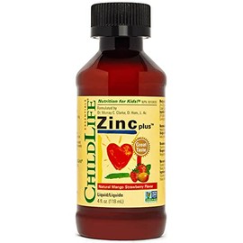 ChildLife Essentials, Liquid Zinc Plus, Vegan Zinc Drops with Copper for Children, 118ml, Lab-Tested, Vegetarian, Gluten Free, Soy Free, GMO Free