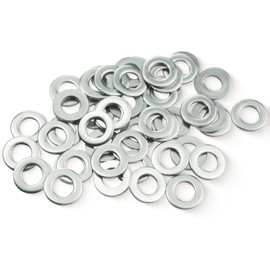 M6 Washers, M6 x 12mm Penny Washers, MeHurr (Pack of 50) A2 304 Stainless Steel Washers, Flat Repair Washer, Large Metal Washer, Plain Round Chrome for Screws & Bolts