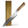 MOELLE Professional Sharp Kitchen Knives - Chef's Knife - Serrated