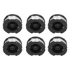 6Pcs Line Spool Replacement 30ft / 9.1m 0.65in AF‑100 for