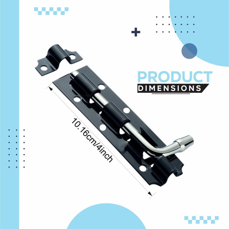 Door Bolt Tower Lock Bolts for Bathroom Garage Front Internal