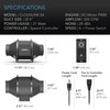 AC Infinity CLOUDLINE S4, Quiet 4” Inline Duct Fan with