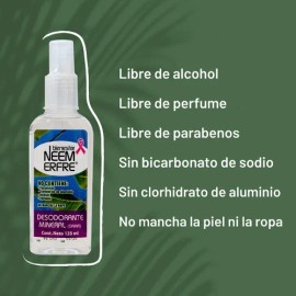 Desodorante Piedra Alumbre Liquido Mineral Dama Paq De 5 Fragancia Sin fragancia