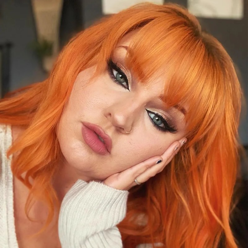 Acondicionador De Tinte Semipermanente Para Cabello Natural Ginger