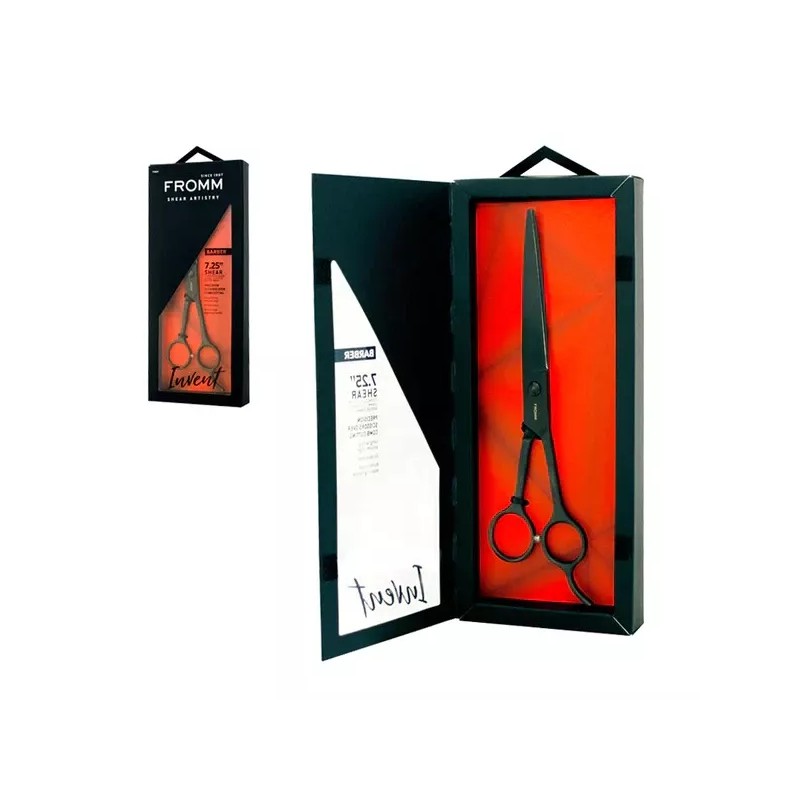 FROMM F1015 Fromm Shear Artistry INVENT 7.25" BLACK Barber Shears/Scissor
