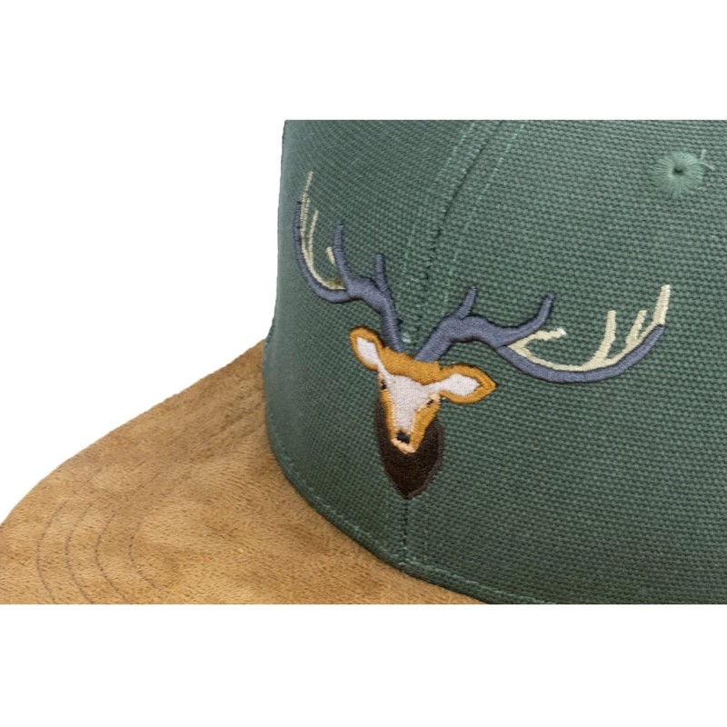 Bavarian Caps Waldhirsch Baseball Cap, dark green