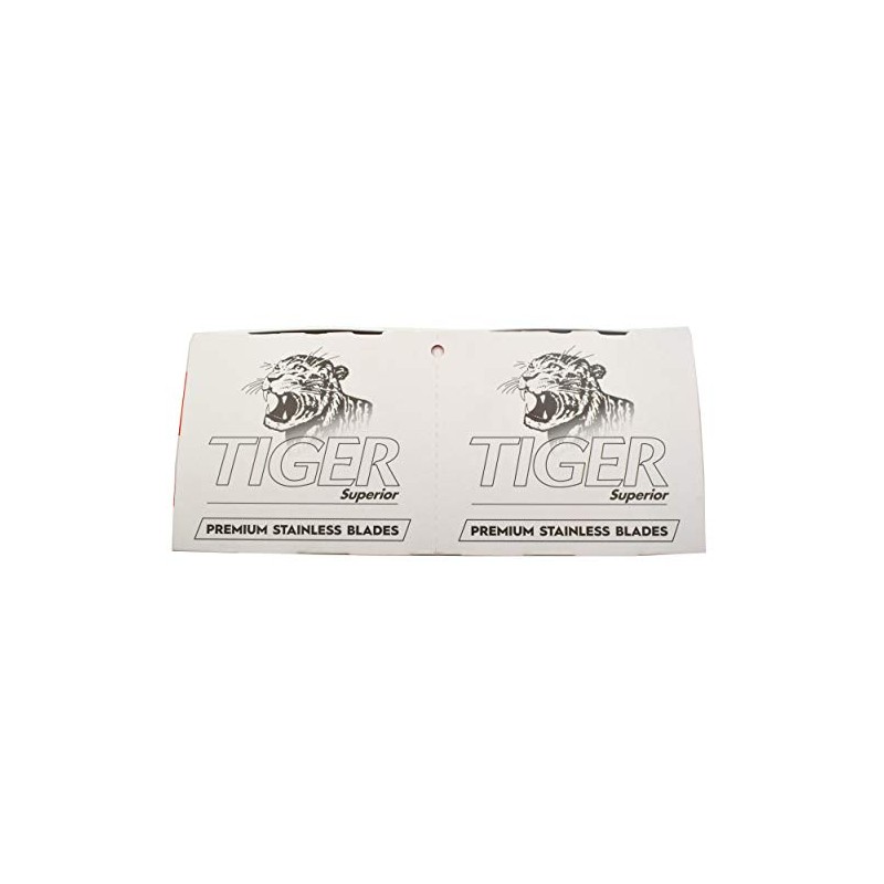 100 Tiger Superior Double Edge Razor Blades