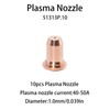 23PCS Plasma Torch Tips Kit 40-50A 1.0mm for IPT-60/PT-60/IPT-40/PT40 with