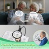 30X 10X Magnifying Glass with Light, Large Hands Free Magnifying