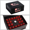 J2 Engineering 7075 Aluminum Red M12 x 1.5 20Pcs L: