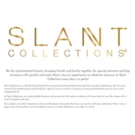 Creative Brands Slant Collections-20 servilletas de papel para cóctel/bebidas, 12,7 x 12,7 cm, piña