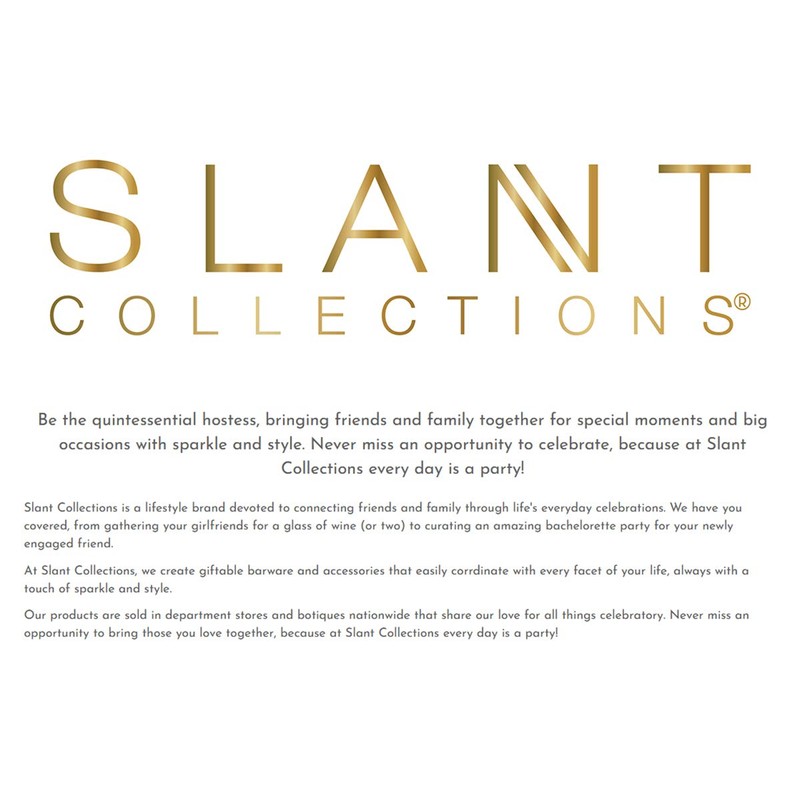 Creative Brands Slant Collections-20 servilletas de papel para cóctel/bebidas, 12,7