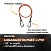Keeper - 36” Carabiner Bungee Cord, 2 Pack - UV