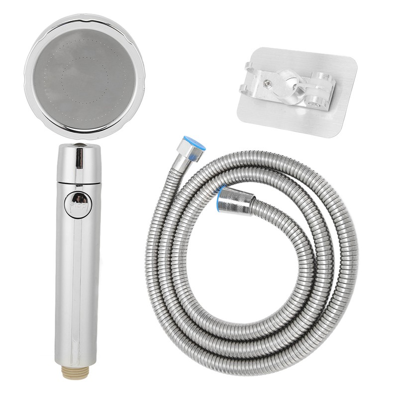Turbine Fan Shower Head Shower Hose High Pressure 360 °