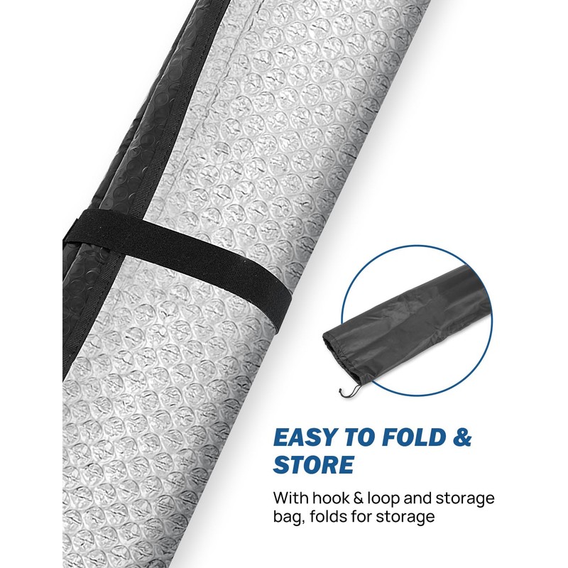 JOYTUTUS Windshield Sun Shade Compatible with 2016-2023 Tacoma 3rd Gen