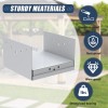 Unbranded 10 PCS 6''x 6'' Post Base, Stainless Steel Adjustable