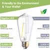 Sigalux EcoBright, T20 Compliant LED Edison Light Bulbs,E26 LED Bulb