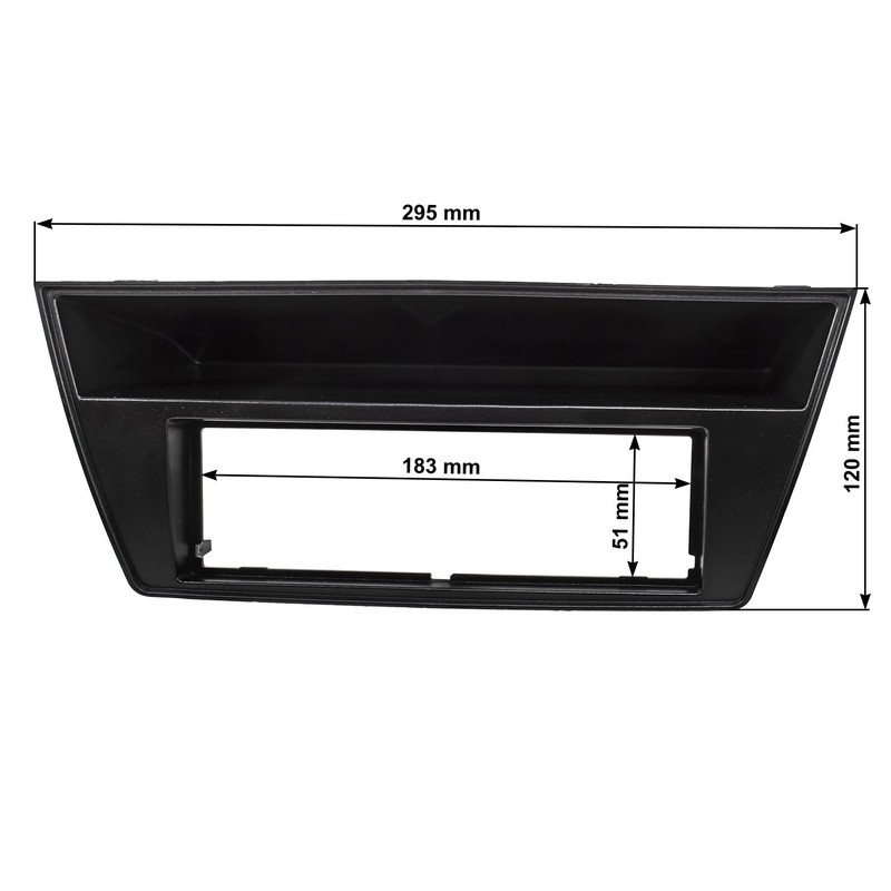 tomzz Audio 2450-023 Radio Faceplate Compatible with Skoda Fabia III