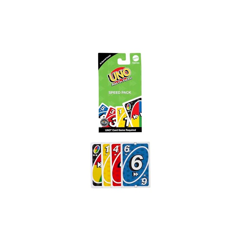 UNO Juego de Cartas Paquetes Complementarios, Expansión con Cartas Especiales