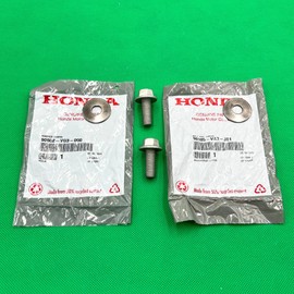 Lot of 2 Genuine Blade Bolt Set for Honda HRX217 HRS216 HRR216 HRN216 with Genuine HEX Bolt (10X25mm) 90105-VA3-J01 and Genuine Washer 90502-VG3-000 (10mm)