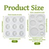 DIY Silicone Pendant Molds Cheriswelry 2pcs Round Donut Disc Resin