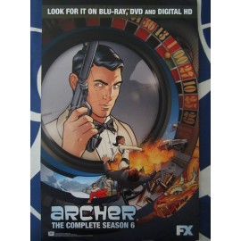 Archer Season 6 2015 San Diego Comic-Con SDCC mini 11x17 FX promo poster NEW