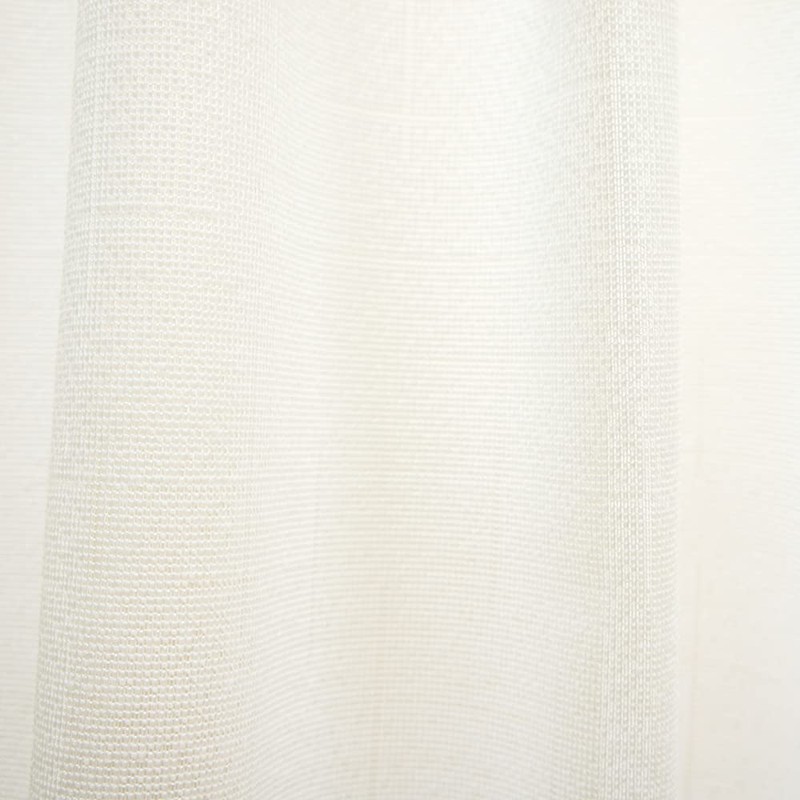 Noren Kobo 95238 Cafe Curtain, Natural, Simple, Lace, Plain, Small