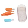 Baby Ear Nose Cleaner Set TPR Portable Double Head Safely