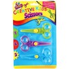 Art Box Novelty Cut Safety Scissors (Pack of 3)