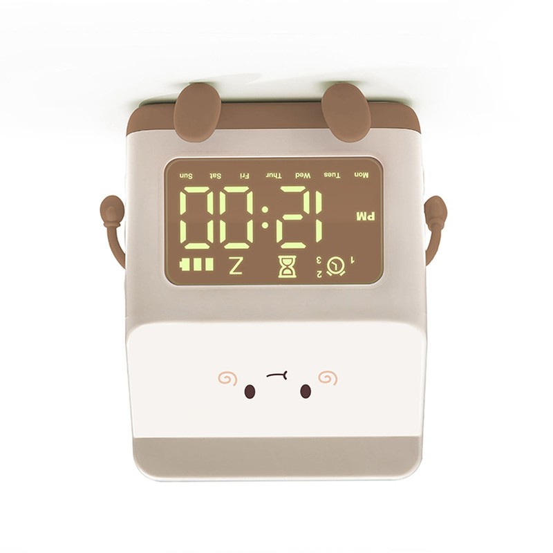 Fun Milk Box Alarm Clock Student Countdown Cartoon Alarm Clock