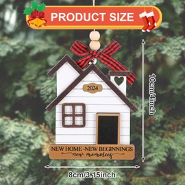 New Home Ornament 2024, House Warming Gifts House Warming Gifts New Home for Women Couple Homeowners New Home Owners Gift Ideas First Christmas New Home Ornament 2024