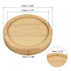 sourcing map Pack of 6 Saucers for Flower Pots 6.5