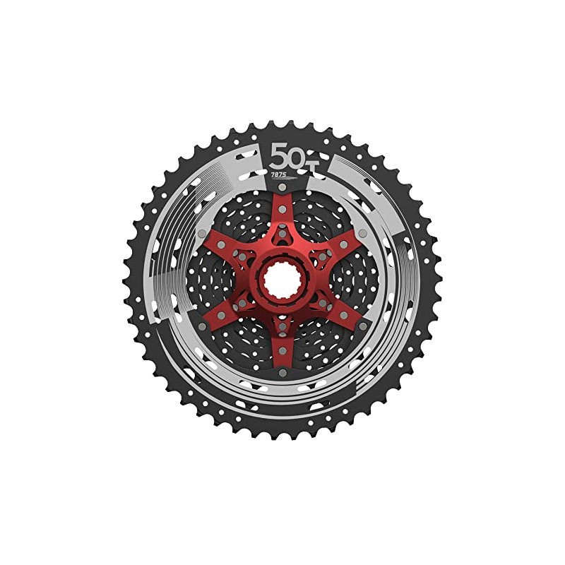 SunRace Unisex's CSMZ90 12SPEED CASS 1150T 12 Speed Cassette, Black