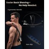 Electric Back Shaver for Men w/Long Handle, 6D Body Shaver