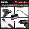 6PCS 3/4"Drive Torx Star & Triple Square Impact Socket Set,