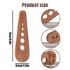 Gosknor Herb Stripper, Wood Vegetable Leaf Stripper with 8 Holes