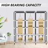 LOKEME Wardrobe Closet,Portable Closet for Bedroom Steel Pipe Diameter 19mm