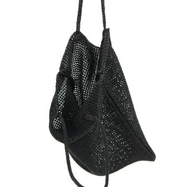 Kashkash 10-00-01280 Lurex Woven Tote Bag, BK