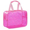 AstraGlam PVC Clear Makeup Bag for Women Waterproof Star Make