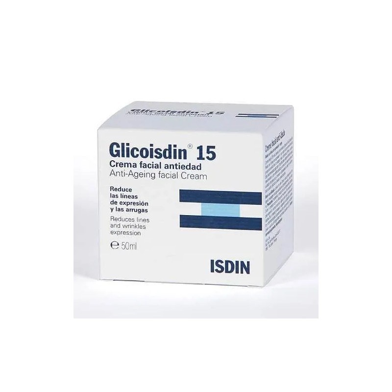 Crema Facial Antiedad 15 Glicoisdin para piel seca de 50mL
