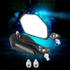 1 Pair 8mm 10mm Universal Motorcycle Rear View Mirrors Scooter