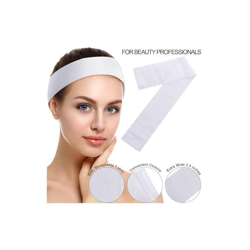 WILLBOND 200 Diademas Desechables para Spa Diadema Elstica No Tejida